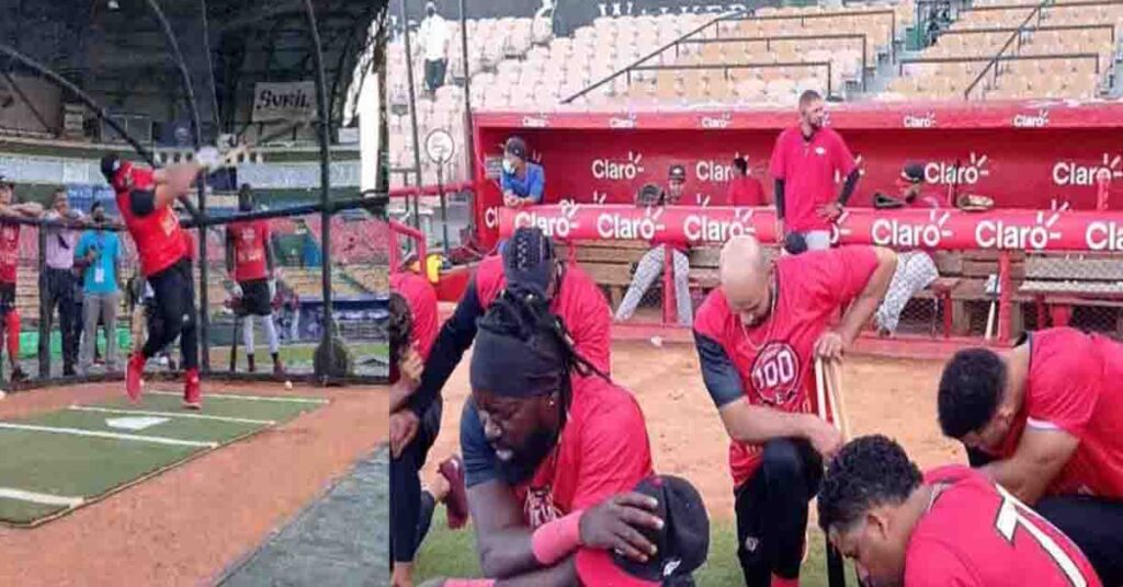 Así luce el swing de Albert Pujols, en la caja de bateo del estadio Quisqueya (VIDEO)