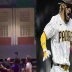 El dominicano Fernando Tatis Jr. muestra su talento para el baloncesto (VÍDEO)