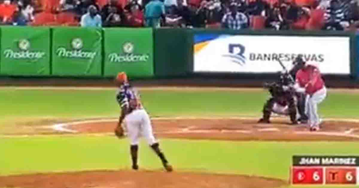 Lanzador en LIDOM le sacó el aire Albert Pujols, y luego le hizo un Perreo (VIDEO)