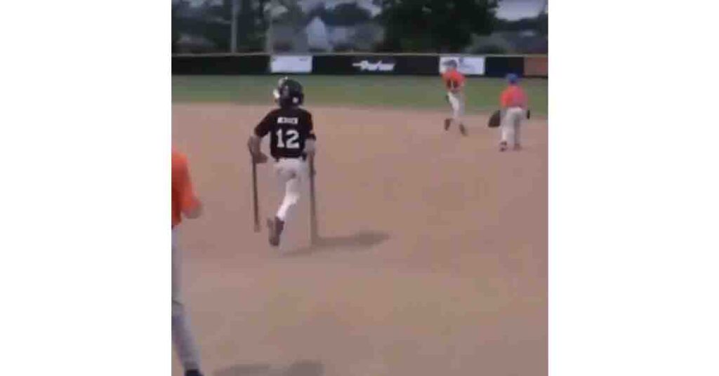 Niño que le falta una pierna decidió jugar al beisbol y sorprendió a todos (video)