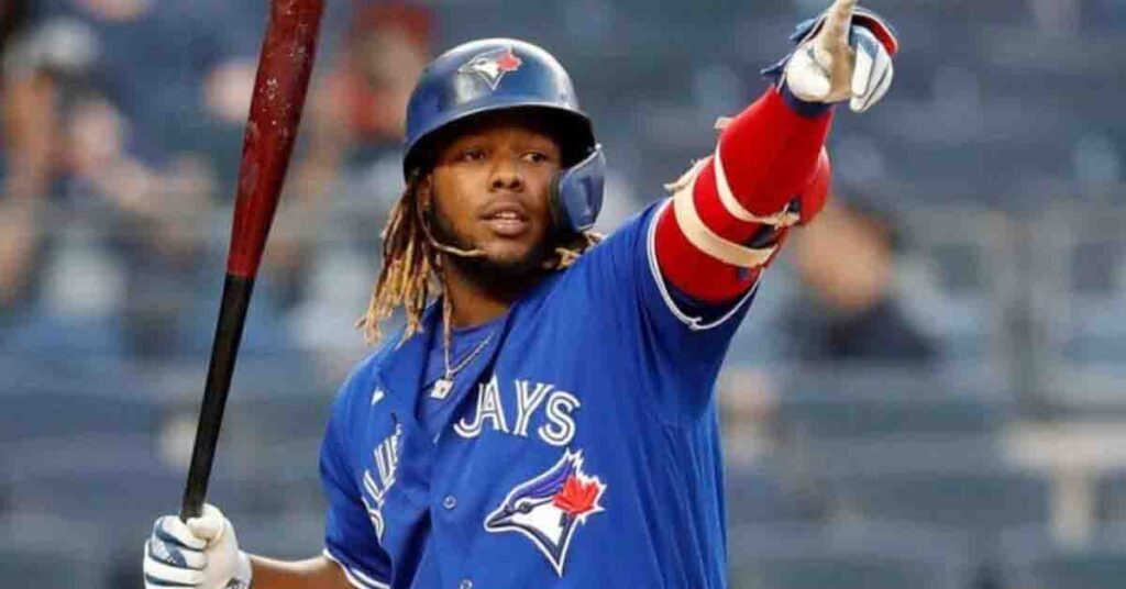 Vladimir Guerrero jr aquerosea un fanático que quiso brillar con el