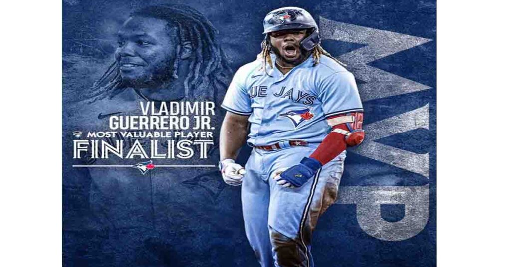 Vladimir Guerrero jr, finalista al premio MVP de la liga americana