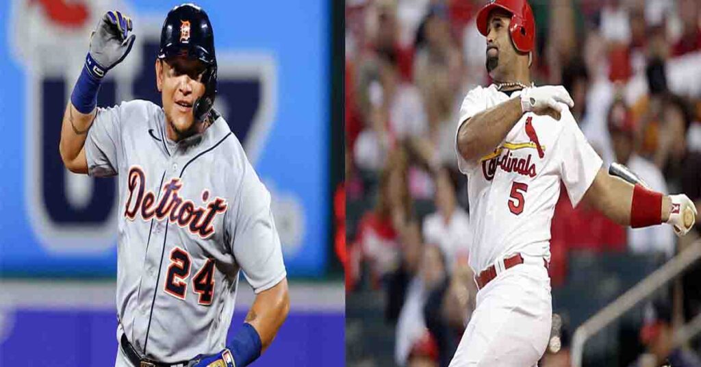 Miguel Cabrera deja atrás a Albert Pujols, y sigue batiendo récord en Las Mayores (VIDEO)