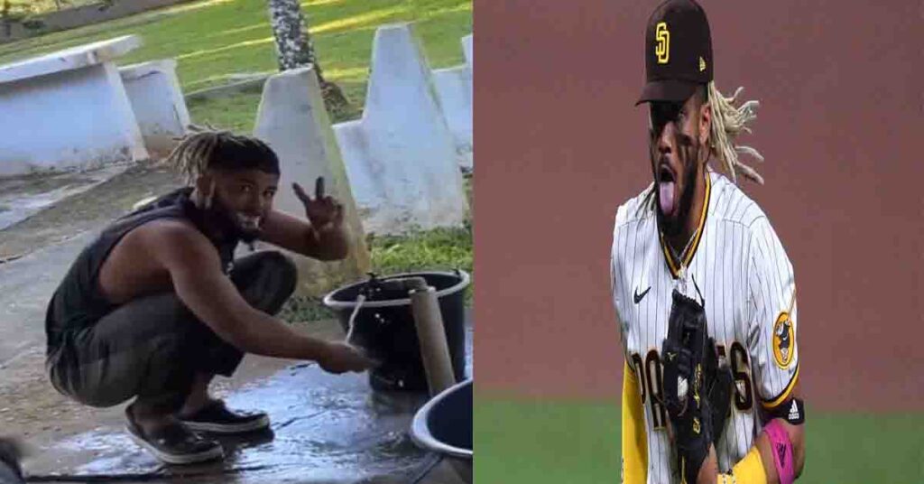 Fernando Tatis Jr. Descubierto cepillándose humildemente en el patio (VIDEO)