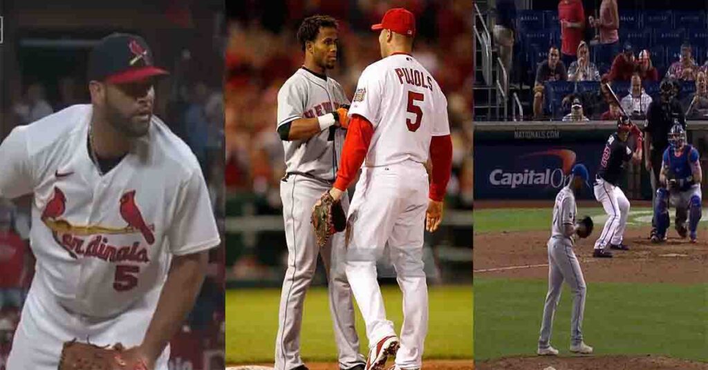 Albert Pujols y Jose Reyes debutan como lanzadores (vide)