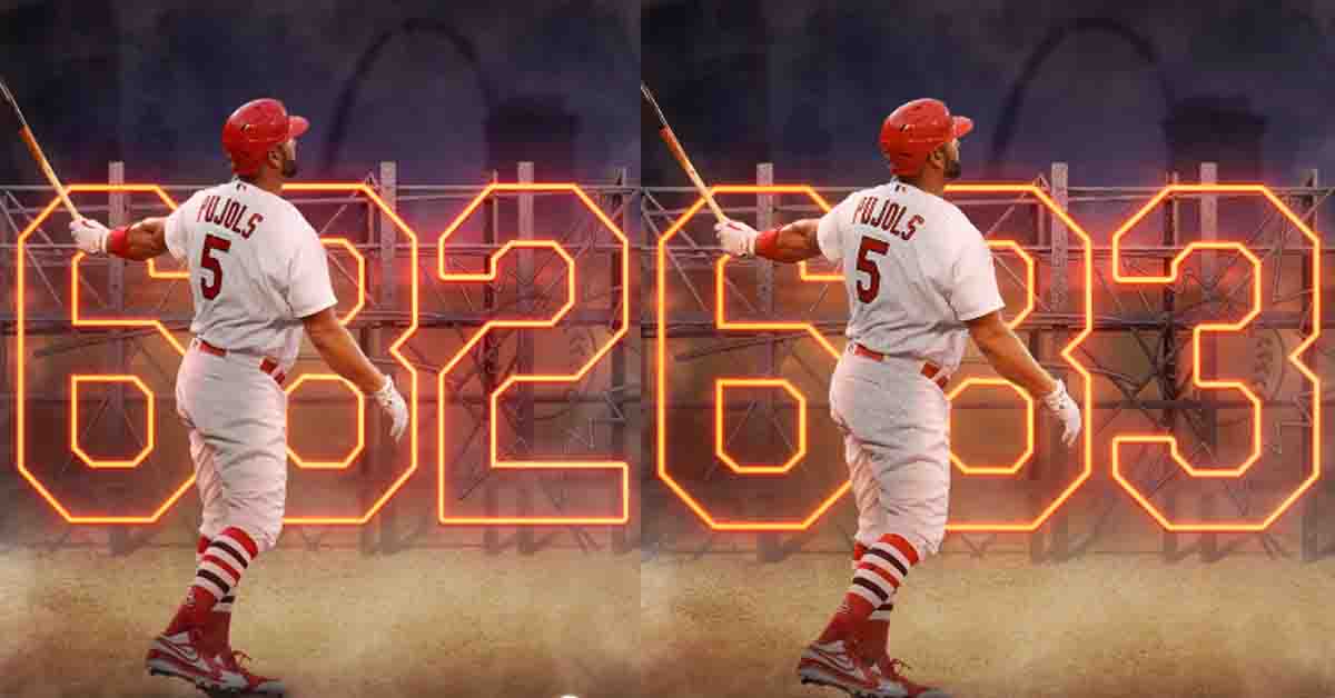 Albert Pujols sigue batiendo record disparó dos jonrones, para pasar a Willie Mays (VIDEO)