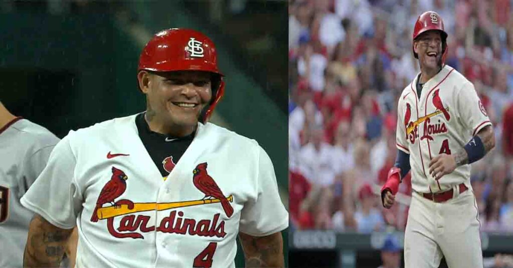 Fanaticos sevan abajo tras el gran robo de yadier Molina con 39 años y 230 libras