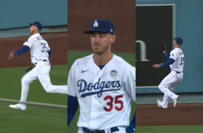 Cody Bellinger DODGERS: “corre la milla” para realizar JUGADON en el CF