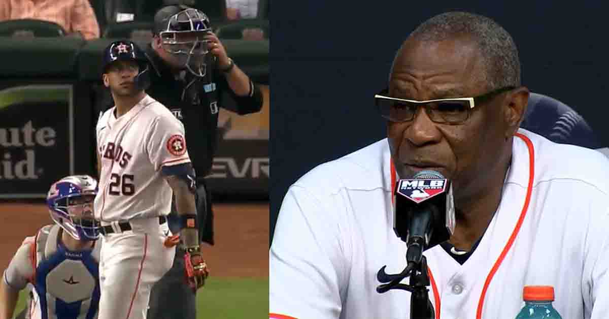 Las palabras de Dusty Baker sobre el polémico perreo de José Siri (VIDEO)