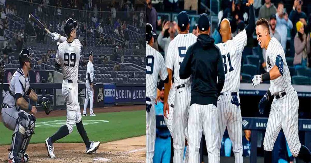 Aaron Judge con su jonron 25 rompe múltiples récords en los Yankees