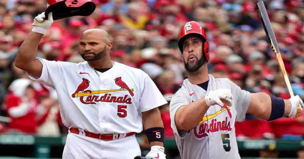 Dominicano Albert Pujols jugo su ultimo partido bateando de 4-2 siendo el mejor de la noche ante los Phillies (VIDEO)