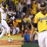 Yoennis Céspedes PRODUJO y Richard Rodríguez SE EXCEDIÓ Las Aguilas se comen a los toros