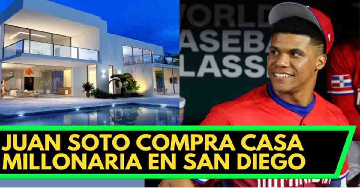 Insolito Juan Soto compra enorme mansion en San Diego