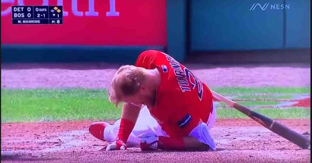 Momento en el que lanzador de Detroit Matt Manning golpea a Justin Turner con pelotazo en la cara (VIDEO)