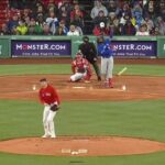 Jonron de Vladdimir Guerrero en Boston se complico dicen que la pelota no a caido todavia (video)