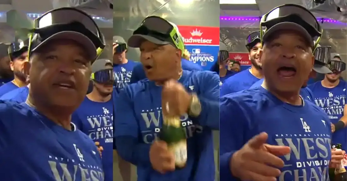 Dave Roberts manda mensaje tras ganar su pase a la división oeste (VIDEO)