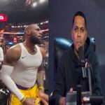 Momento en el que lebron James le hace el FO a Santiago matías, Y tu quien eres??? (VIDEO)