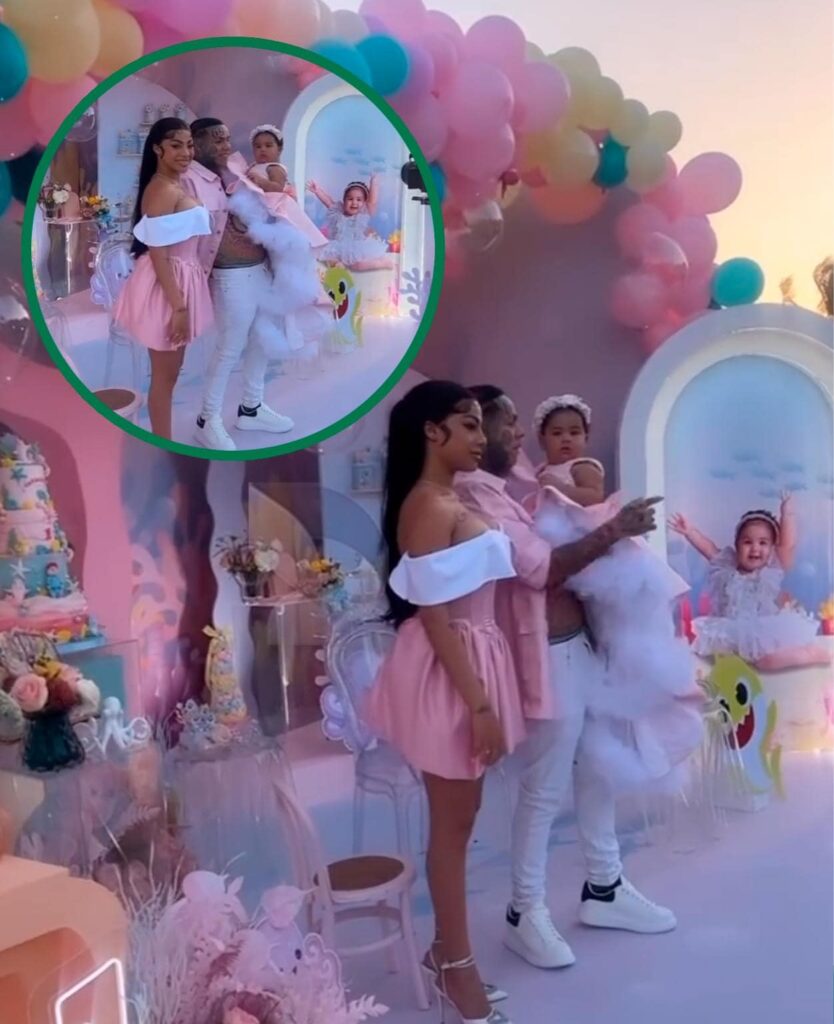 Así Yailin y Tekashi celebraron el cumpleaños de Cattleya