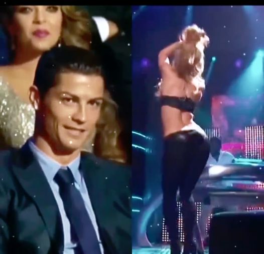 Cristiano Ronaldo se siente intimidado con el movimiento de cadera de Shakira.