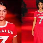 Georgina sorprende desfilando con camiseta de Ronaldo en pasarela de la Semana de la Moda de París😱😍