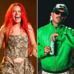 Karol G y Feid se besan en público por primera vez