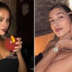 Hailey Bieber lanza otra indirecta a Selena Gomez y fans dicen que su “obsesión llegó muy lejos”