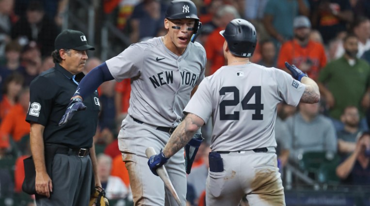 El equipo de Nueva York asegura la victoria en el juego de este viernes contra los Astros