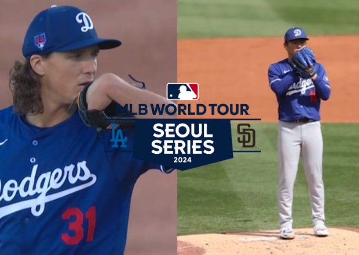 Dodgers de Los Ángeles anuncian rotación de abridores para Seoul Series MLB 2024