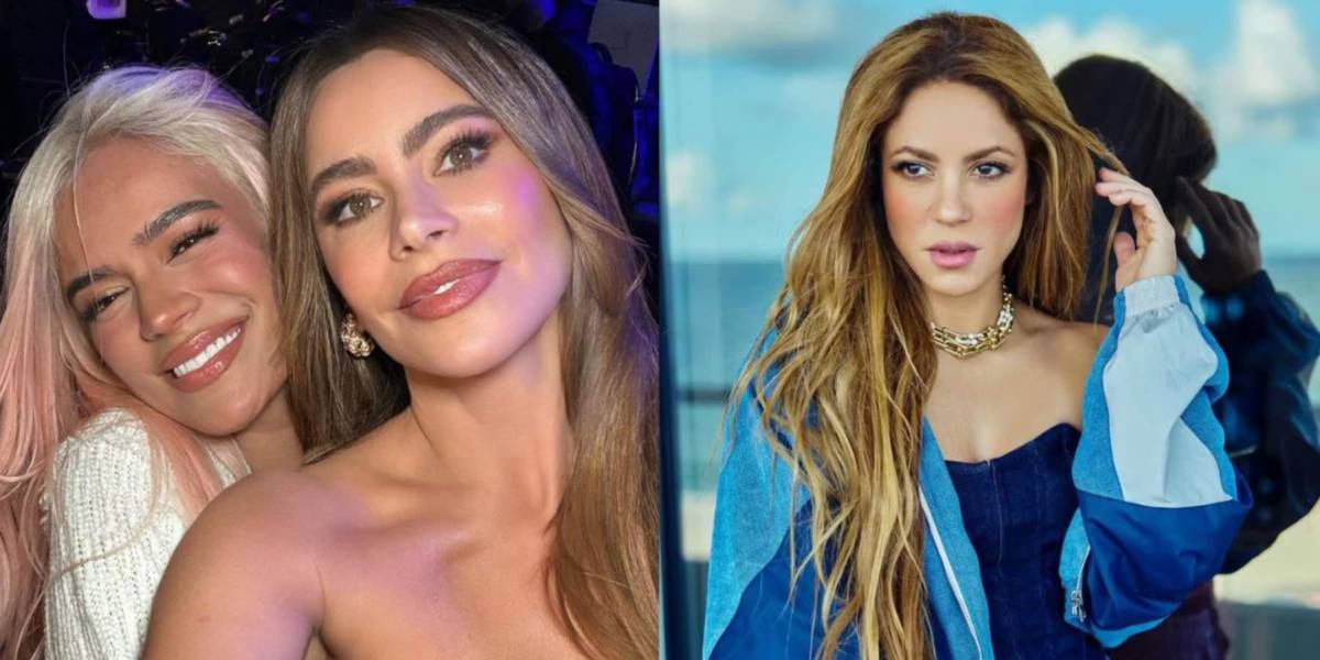 Le llueven críticas a Sofía Vergara por no incluir a Shakira entre las mujeres que más admira. Karol G sí aparece en la lista