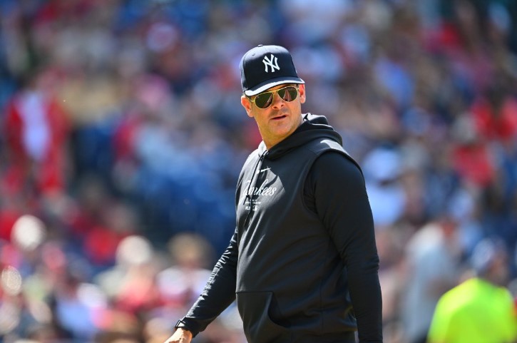 “Aaron Boone es expulsado debido a la interferencia de un fan y su reacción es completamente descontrolada.”