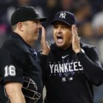 Aaron Boone es expulsado por primera vez en la temporada en un juego candente