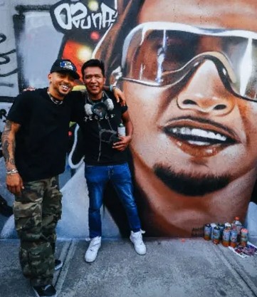 Ozuna causa sensación en calles del Barrio Bravo de Tepito al visitar mural en su honor | VIDEO