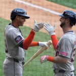 Astros de Houston logra back-to-back de cuadrangulares ante los Rockies en la Mexico City Series