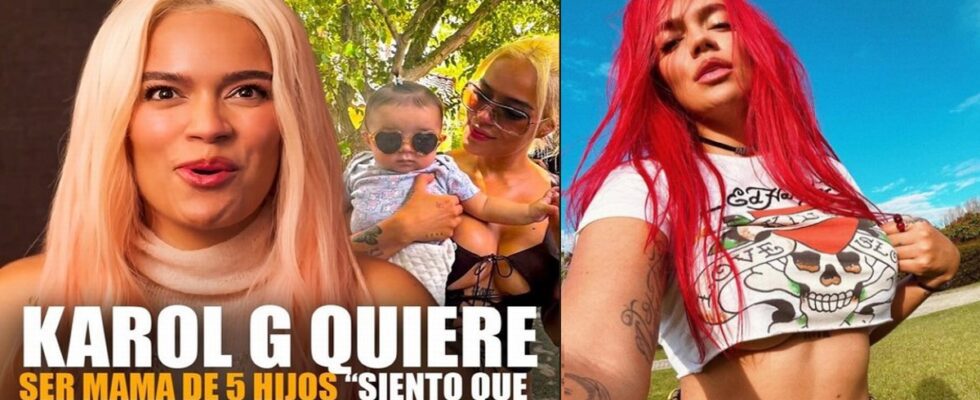 Karol G Ya se siente lista para ser mamá 😍quiere tener 5 hijos 😱que emocionante.