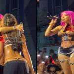 Yailin y tokischa se besan en pleno show (VIDEO)