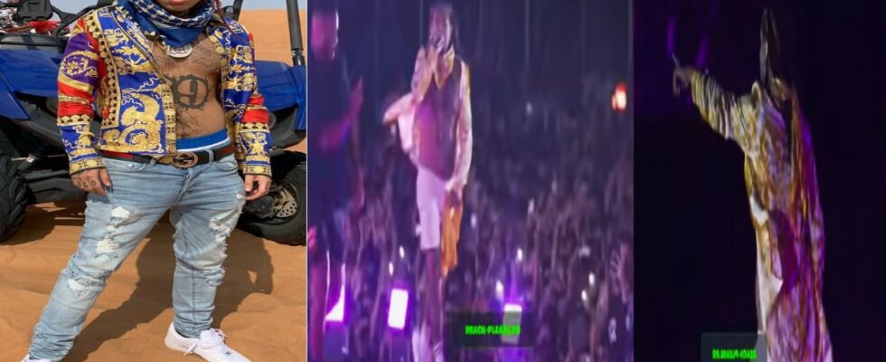 Tekashi cantando en Rumania “Deja un mensaje a Yailin y dice que es el M3j0r”