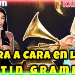 Yailin se pone nerviosa en los latin grammy al conocer a Karol G en persona