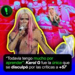 Karol ha Sido la única en disculparse por su última canción +57