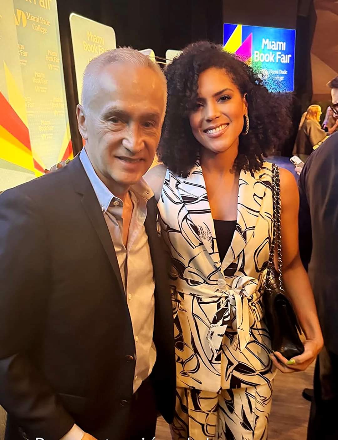 Francisca no se olvida de su amigo Jorge Ramos y lo acompaña en un momento muy especial para el