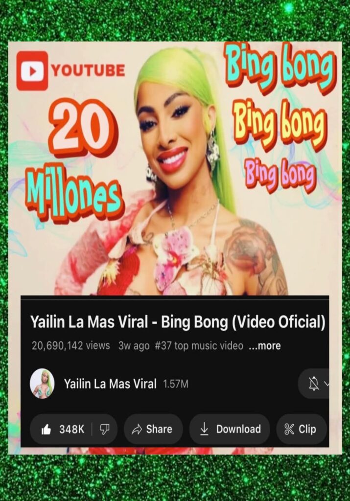 BING BONG RUMBO A 21 MILLONES DE VISTAS Y A PUESTO A LA FLOR EN LOS PRIMEROS LUGARES A NIVEL MUNDIAL😍😍ORGULLO DOMINICANO 💪🏼