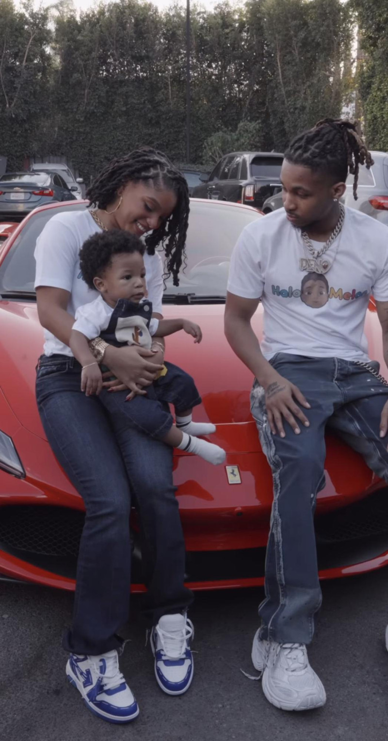 Halo, el hijo de Halle Bailey, recibe un Ferrari de regalo en su primer cumpleaños