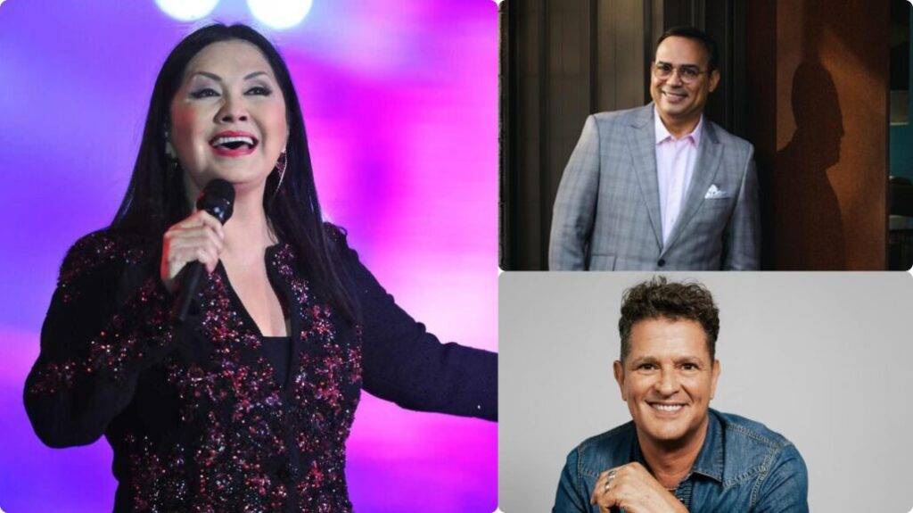 Ana Gabriel, Carlos Vives y Gilberto Santa Rosa, se presentan este fin de semana en RD